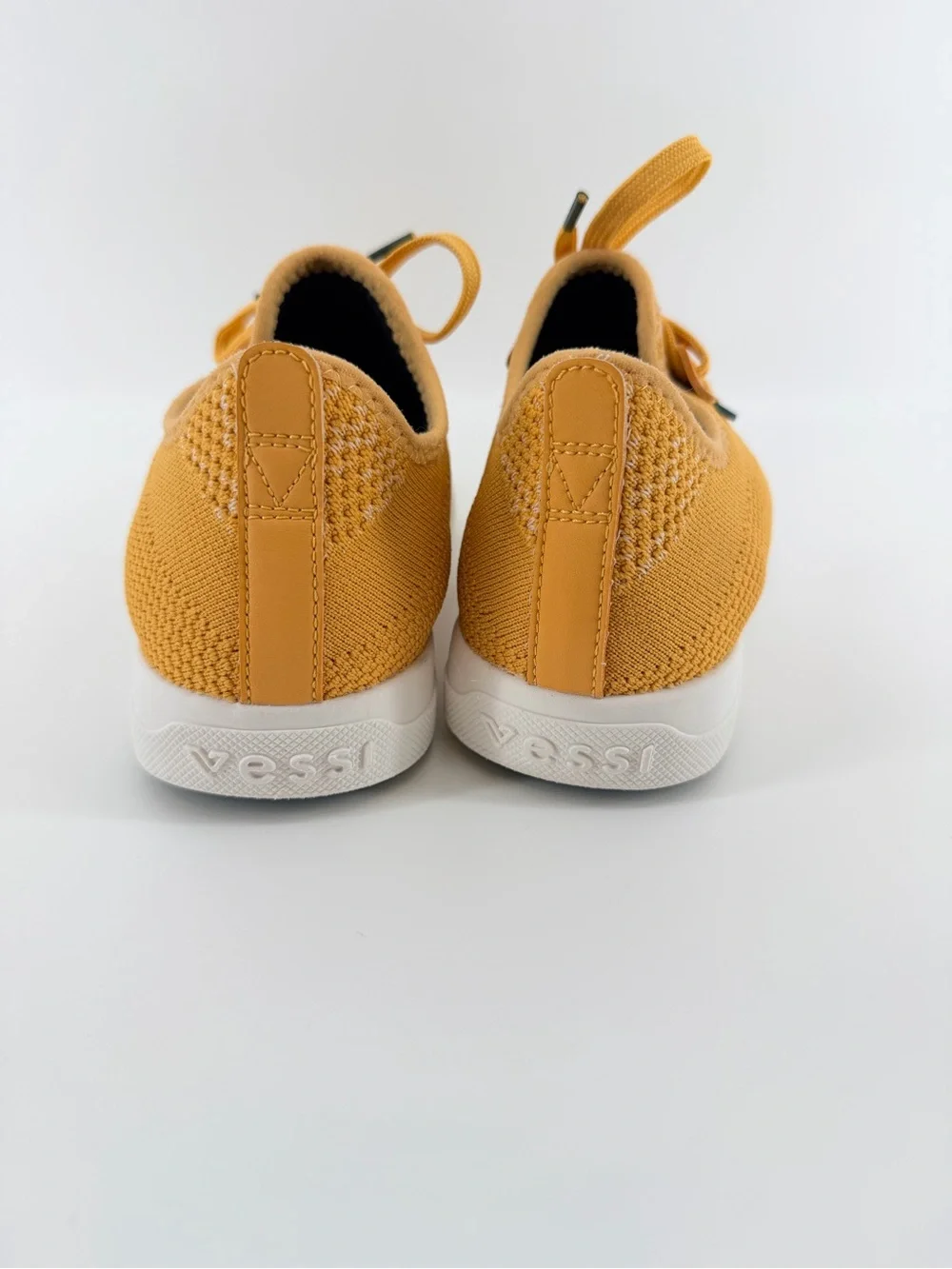 NWOT Rare Vessi Women's Sneakers in Mustard Yellow Gold Waterproof